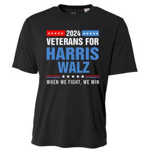 Veterans For Harris Walz 2024 Presidential Campaign Cooling Performance Crew T-Shirt