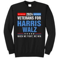 Veterans For Harris Walz 2024 Presidential Campaign Sweatshirt