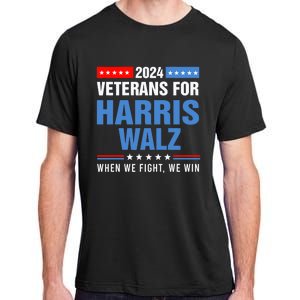 Veterans For Harris Walz 2024 Presidential Campaign Adult ChromaSoft Performance T-Shirt