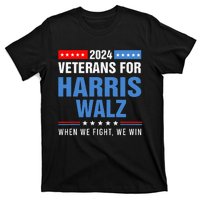 Veterans For Harris Walz 2024 Presidential Campaign T-Shirt