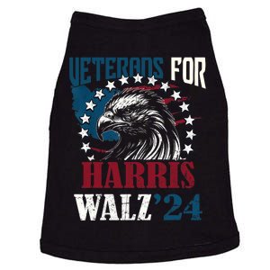 Veterans For Harris Walz 2024 Vote Tim Walz Kamala Harris Doggie Tank