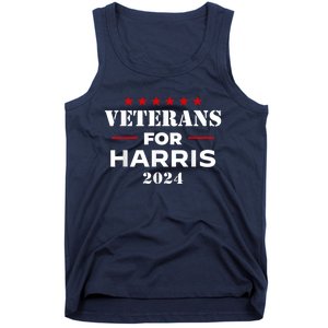 Veterans For Harris 2024 Kamala Harris Veteran Usa Tank Top