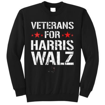 Veterans For Harris 2024 Kamala Harris Tim Walz Veteran Usa Sweatshirt