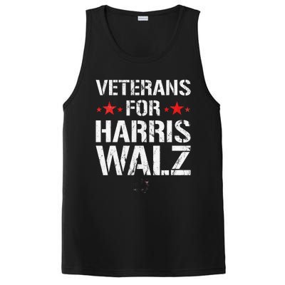 Veterans For Harris 2024 Kamala Harris Tim Walz Veteran Usa PosiCharge Competitor Tank