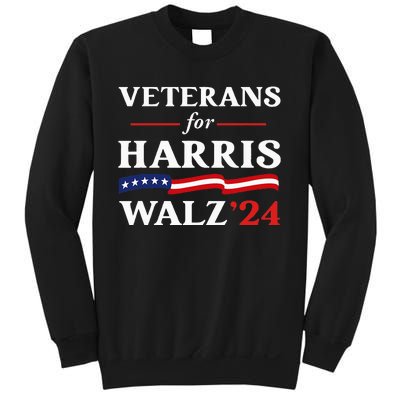 Veterans For Harris Walz 2024 Vote Tim Walz Kamala Harris Sweatshirt