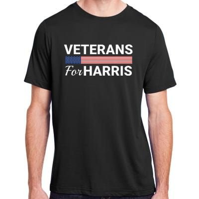 Veterans For Harris 2024 Military Vets Kamala Harris Adult ChromaSoft Performance T-Shirt