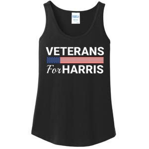 Veterans For Harris 2024 Military Vets Kamala Harris Ladies Essential Tank