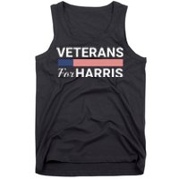 Veterans For Harris 2024 Military Vets Kamala Harris Tank Top