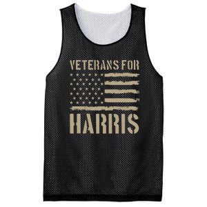 Veterans For Harris 2024 Mesh Reversible Basketball Jersey Tank