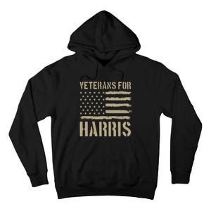 Veterans For Harris 2024 Tall Hoodie