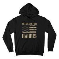 Veterans For Harris 2024 Tall Hoodie