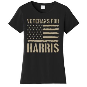 Veterans For Harris 2024 Women's T-Shirt