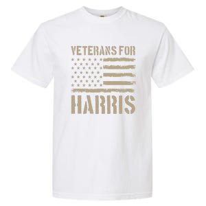 Veterans For Harris 2024 Garment-Dyed Heavyweight T-Shirt