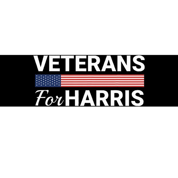 Veterans For Harris 2024 Military Vets Kamala Harris Bumper Sticker