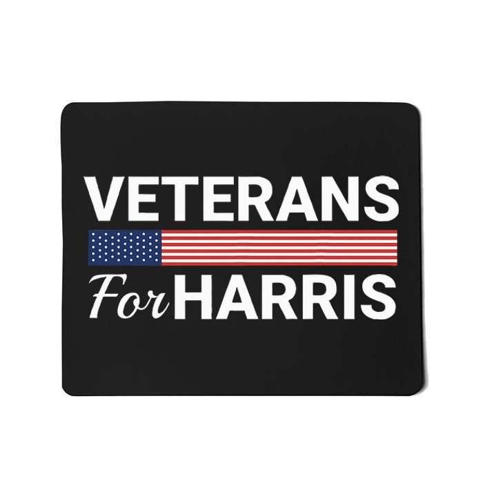 Veterans For Harris 2024 Military Vets Kamala Harris Mousepad