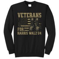 Veterans For Harris Walz Waltz 2024 Presidential Campaign Sweatshirt