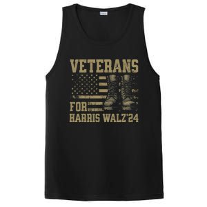 Veterans For Harris Walz Waltz 2024 Presidential Campaign PosiCharge Competitor Tank