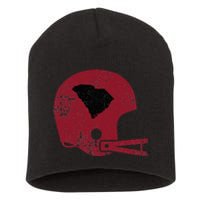 Vintage Football Helmet State Of South Carolina Short Acrylic Beanie