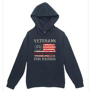 Veterans For Harris We The People 1776 Flag Kamala Harris Urban Pullover Hoodie