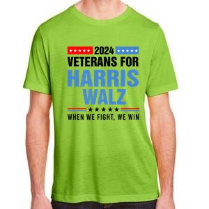 Veterans For Harris Walz 2024 Presidential Campaign Adult ChromaSoft Performance T-Shirt