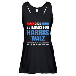 Veterans For Harris Walz 2024 Presidential Campaign Ladies Essential Flowy Tank