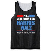 Veterans For Harris Walz 2024 Presidential Campaign Mesh Reversible Basketball Jersey Tank