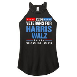 Veterans For Harris Walz 2024 Presidential Campaign Women's Perfect Tri Rocker Tank