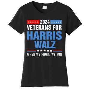 Veterans For Harris Walz 2024 Presidential Campaign Women's T-Shirt