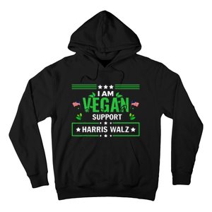 Vegans For Harris Waltz Walz 2024 Vegan For Kamala 2024 Hoodie