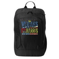 Vegans For Harris Waltz Walz 2024 Vegan For Kamala 2024 City Backpack