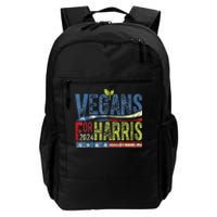 Vegans For Harris Waltz Walz 2024 Vegan For Kamala 2024 Daily Commute Backpack