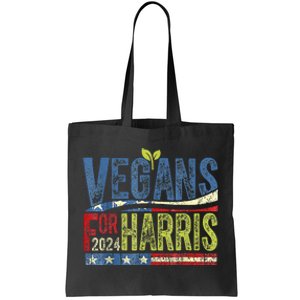 Vegans For Harris Waltz Walz 2024 Vegan For Kamala 2024 Tote Bag