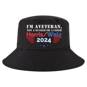 Veteran For Harris Walz For President 2024 Cool Comfort Performance Bucket Hat