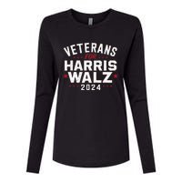 Veterans For Harris Waltz 2024 Womens Cotton Relaxed Long Sleeve T-Shirt