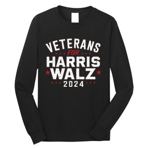 Veterans For Harris Waltz 2024 Long Sleeve Shirt