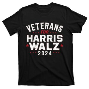 Veterans For Harris Waltz 2024 T-Shirt