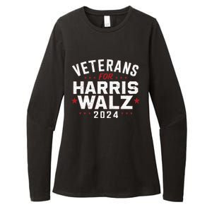 Veterans For Harris Waltz 2024 Womens CVC Long Sleeve Shirt