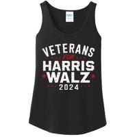 Veterans For Harris Waltz 2024 Ladies Essential Tank