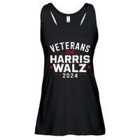 Veterans For Harris Waltz 2024 Ladies Essential Flowy Tank