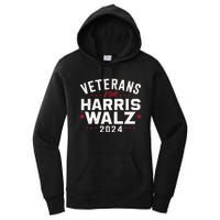 Veterans For Harris Waltz 2024 Women's Pullover Hoodie