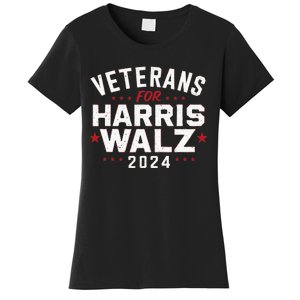 Veterans For Harris Waltz 2024 Women's T-Shirt