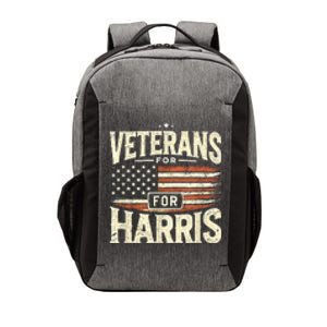 Veterans For Harris 2024 Military Vets Kamala Harris Gift Vector Backpack