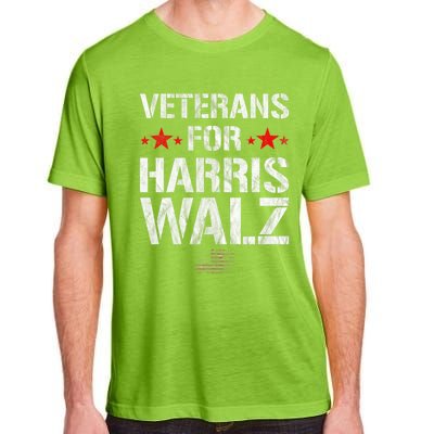 Veterans For Harris 2024 Kamala Harris Tim Walz Veteran Usa Adult ChromaSoft Performance T-Shirt