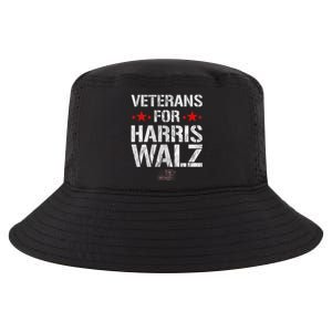 Veterans For Harris 2024 Kamala Harris Tim Walz Veteran Usa Cool Comfort Performance Bucket Hat