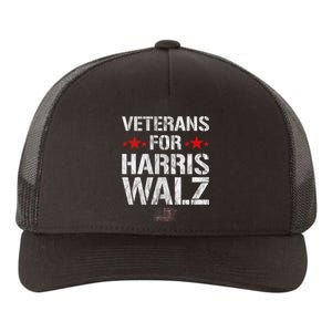 Veterans For Harris 2024 Kamala Harris Tim Walz Veteran Usa Yupoong Adult 5-Panel Trucker Hat