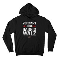 Veterans For Harris 2024 Kamala Harris Tim Walz Veteran Usa Hoodie