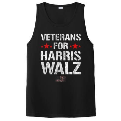 Veterans For Harris 2024 Kamala Harris Tim Walz Veteran Usa PosiCharge Competitor Tank