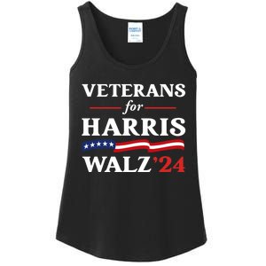 Veterans For Harris Walz 2024 Vote Tim Walz Kamala Harris Ladies Essential Tank