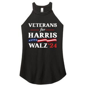 Veterans For Harris Walz 2024 Vote Tim Walz Kamala Harris Women's Perfect Tri Rocker Tank