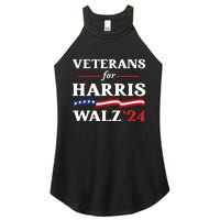 Veterans For Harris Walz 2024 Vote Tim Walz Kamala Harris Women's Perfect Tri Rocker Tank